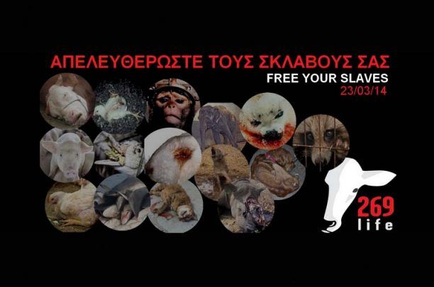 Και το 269life Greece στη διαμαρτυρία για τη βάναυση μεταχείριση όλων των ζώων